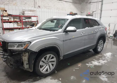 2020 Volkswagen Atlas Cross Sport 3.6L V6 Se W/Technology/3.6L V6 Se W/Technology R-Line из США, поврежденный, VIN 1V21E2CA4LC209099